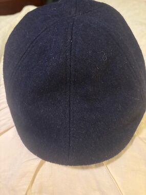 Men's Wool Cap in Navy Blue